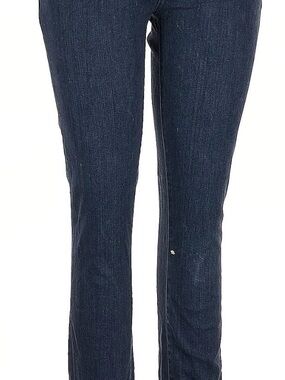 PAIGE Dark Indigo Wide Leg Jeans